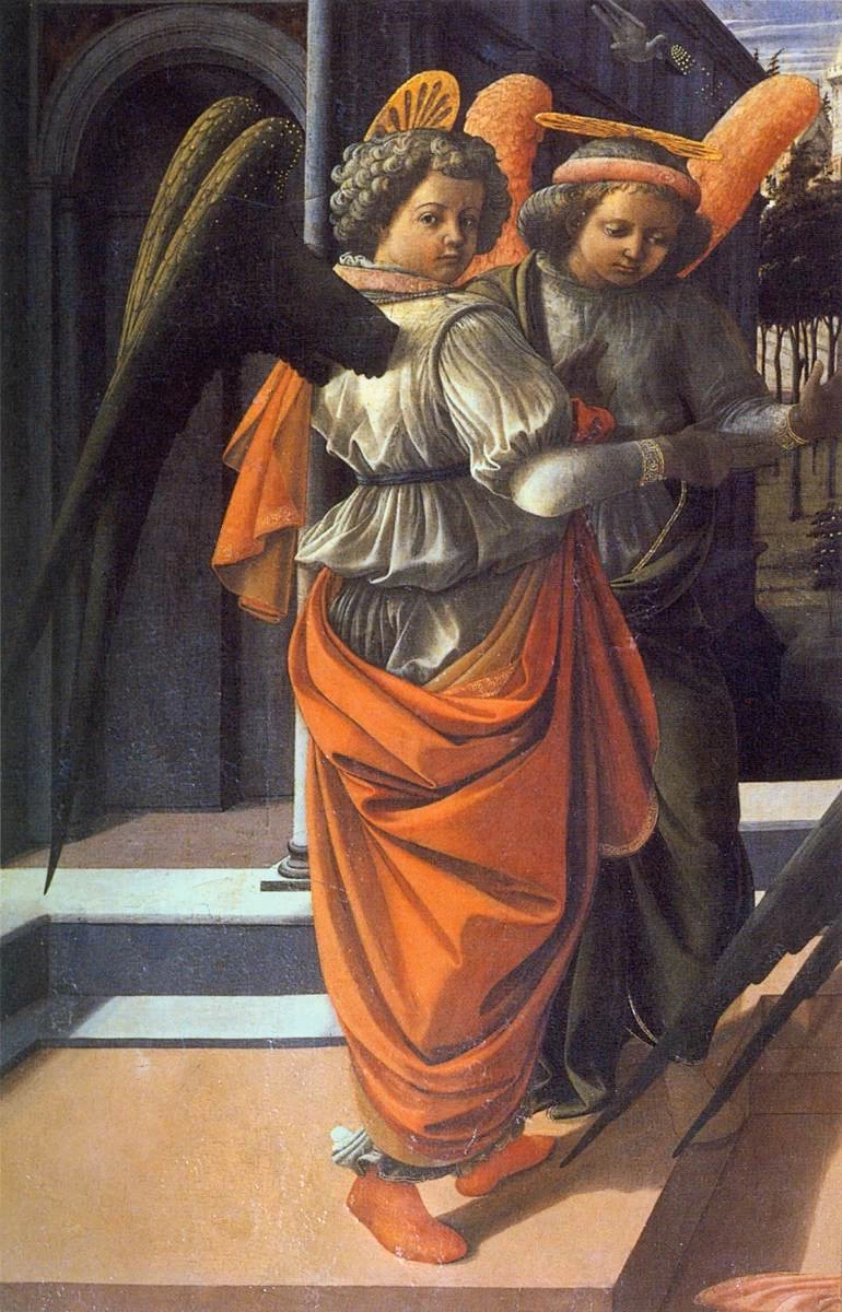 Annunciazione - San Lorenzo, Florence, dettaglio 1